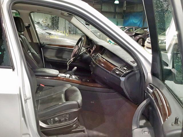 5UXZV4C58D0B04489 - 2013 BMW X5 SILVER photo 5