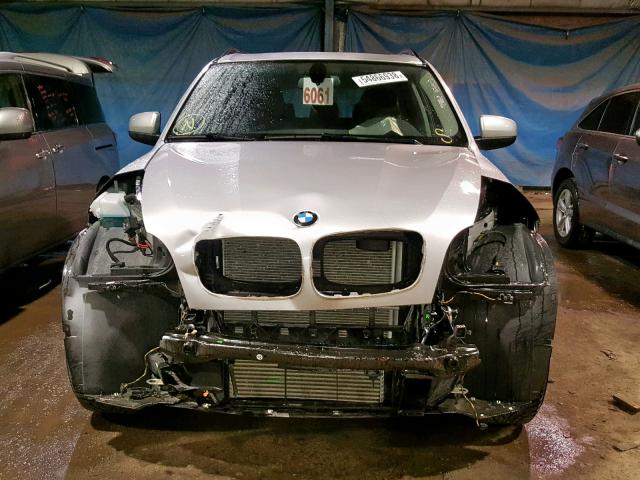 5UXZV4C58D0B04489 - 2013 BMW X5 SILVER photo 9