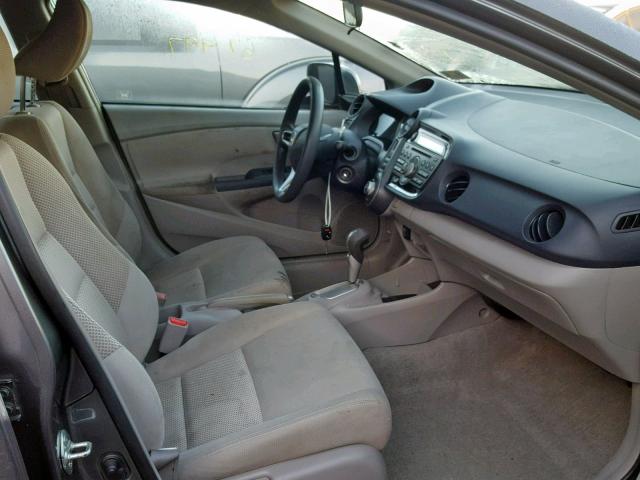 JHMZE2H59AS028047 - 2010 HONDA INSIGHT LX GRAY photo 5