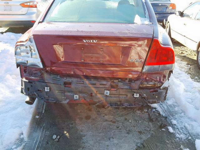 YV1RS547852449177 - 2005 VOLVO S60 T5 RED photo 9