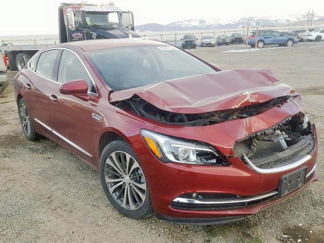 1G4ZP5SS5HU131990 - 2017 BUICK LACROSSE E MAROON photo 1