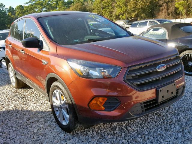 1FMCU0F77JUA54195 - 2018 FORD ESCAPE S BROWN photo 1