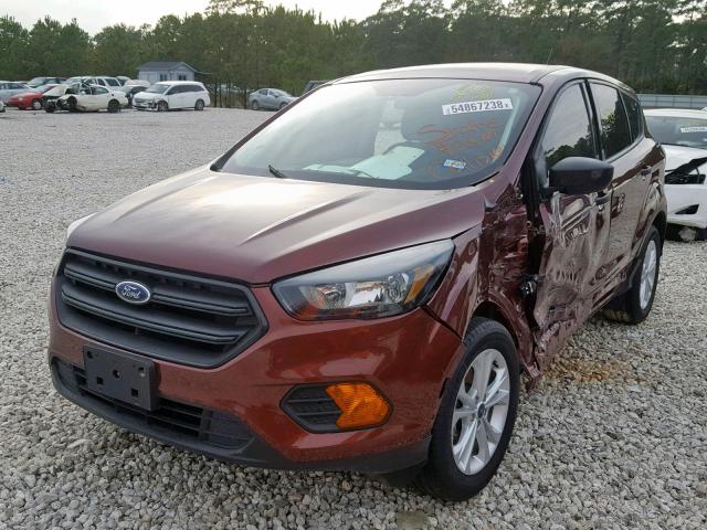 1FMCU0F77JUA54195 - 2018 FORD ESCAPE S BROWN photo 2