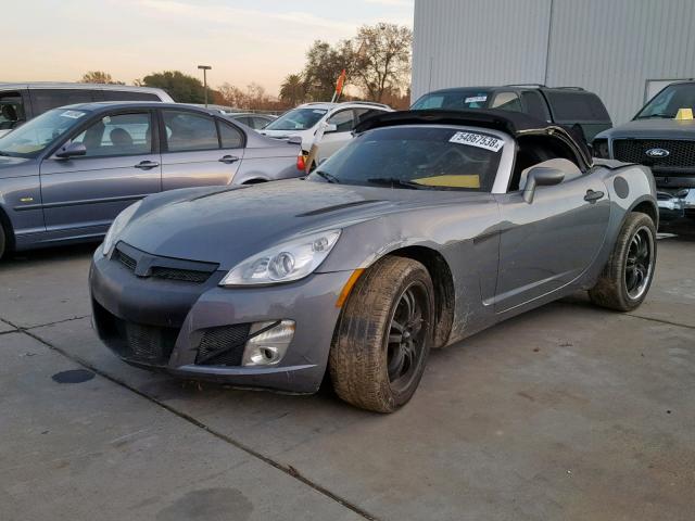 1G8MB35B27Y103918 - 2007 SATURN SKY GRAY photo 2