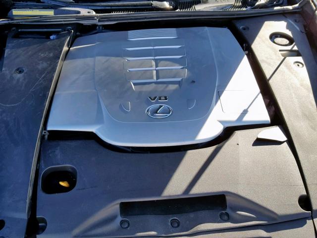 JTHBL46F095088548 - 2009 LEXUS LS 460 BLACK photo 7