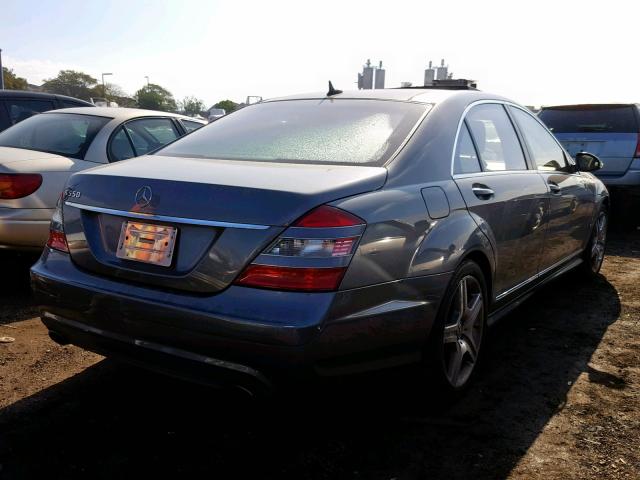 WDDNG71X88A159642 - 2008 MERCEDES-BENZ S 550 TEAL photo 4