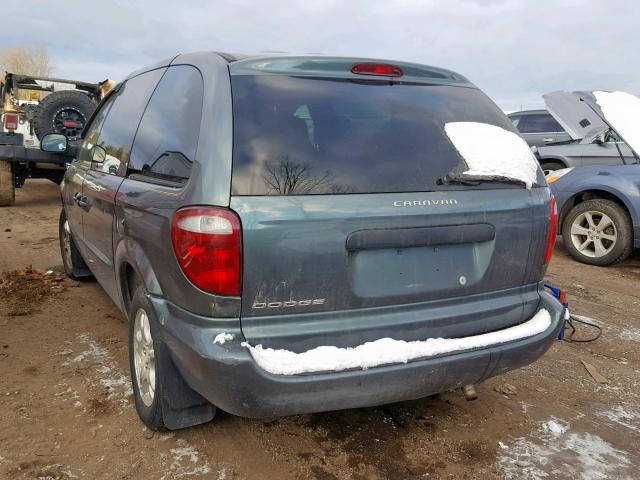 1D4GP25323B238341 - 2003 DODGE CARAVAN SE GREEN photo 3