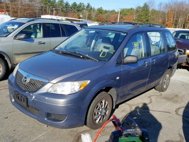 JM3LW28AX60563741 - 2006 MAZDA MPV WAGON GRAY photo 2