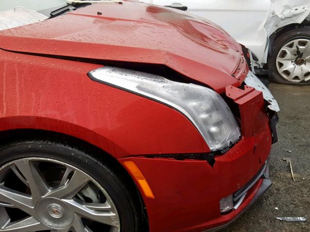 1G6RR1E4XEU601224 - 2014 CADILLAC ELR LUXURY RED photo 10