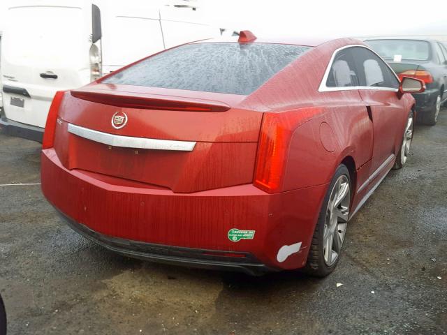 1G6RR1E4XEU601224 - 2014 CADILLAC ELR LUXURY RED photo 4