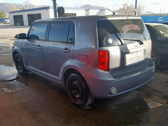 JTLKE50E891077343 - 2009 TOYOTA SCION XB 银色 照片 3