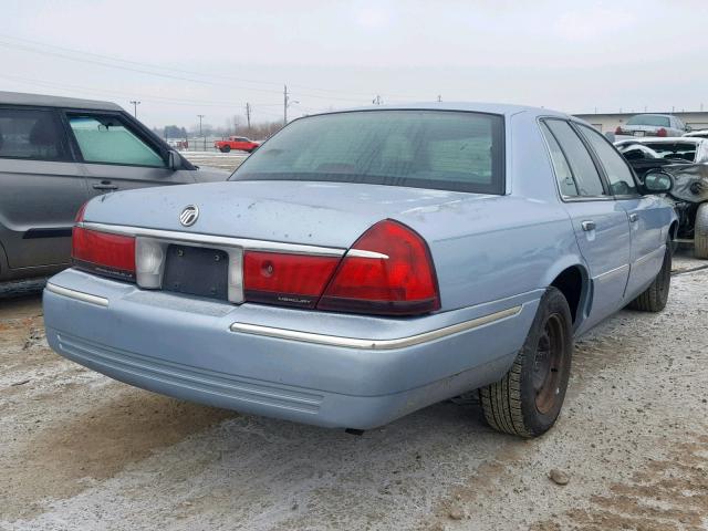 2MEFM75W3YX733580 - 2000 MERCURY GRAND MARQ BLUE photo 4