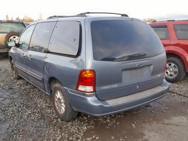 2FMZA5243YBA31475 - 2000 FORD WINDSTAR S BLUE photo 3