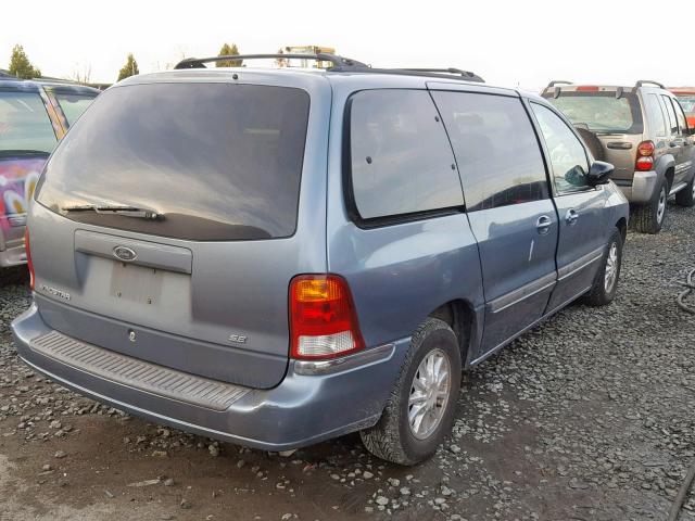 2FMZA5243YBA31475 - 2000 FORD WINDSTAR S BLUE photo 4