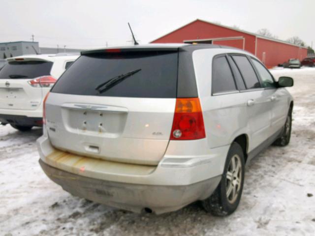 2A8GM68X27R142415 - 2007 CHRYSLER PACIFICA T SILVER photo 4