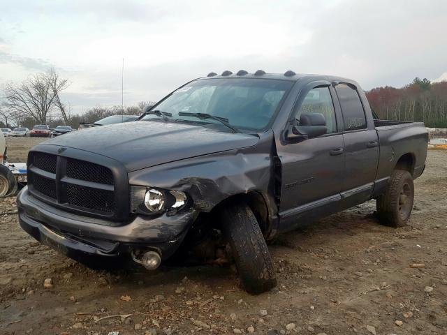 1D7KU28D23J567606 - 2003 DODGE RAM 2500 S GRAY photo 2