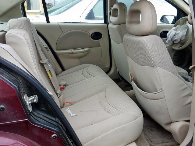 1G8AJ52F53Z130625 - 2003 SATURN ION LEVEL BURGUNDY photo 6