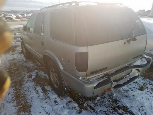 1GNDT13W81K214438 - 2001 CHEVROLET BLAZER TAN photo 3