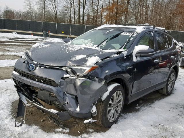 JTMDJREV9HD124652 - 2017 TOYOTA RAV4 HV LI GRAY photo 2