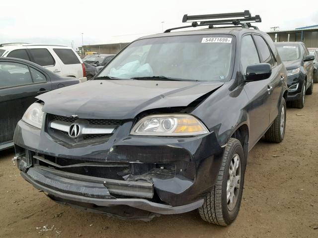 2HNYD18666H536679 - 2006 ACURA MDX TOURIN BLACK photo 2