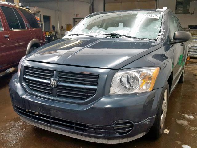 1B3HB28B67D407601 - 2007 DODGE CALIBER BLUE photo 2