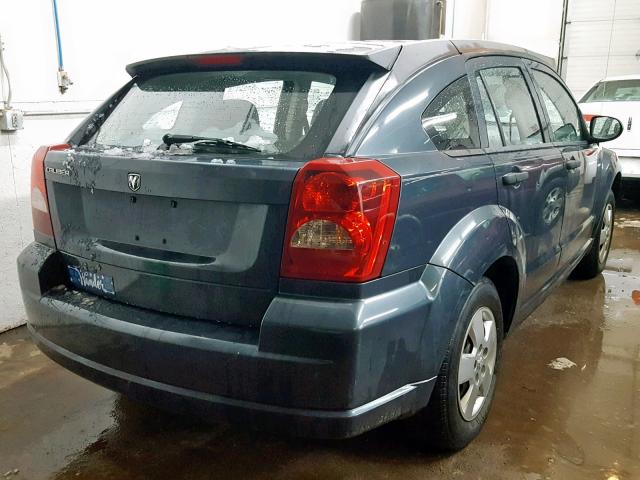 1B3HB28B67D407601 - 2007 DODGE CALIBER BLUE photo 4