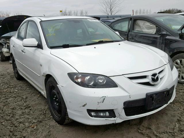 JM1BK323781104812 - 2008 MAZDA 3 S WHITE photo 1