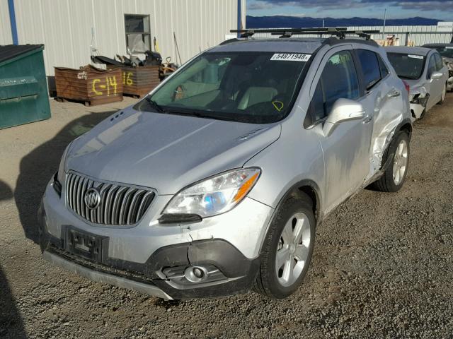 KL4CJGSB5GB616853 - 2016 BUICK ENCORE GRAY photo 2