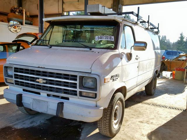 1GCGG35K2TF102276 - 1996 CHEVROLET VAN G3500 WHITE photo 2