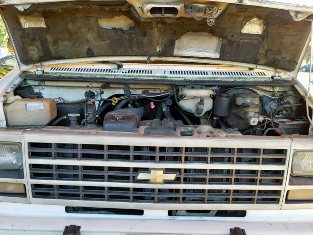 1GCGG35K2TF102276 - 1996 CHEVROLET VAN G3500 WHITE photo 7