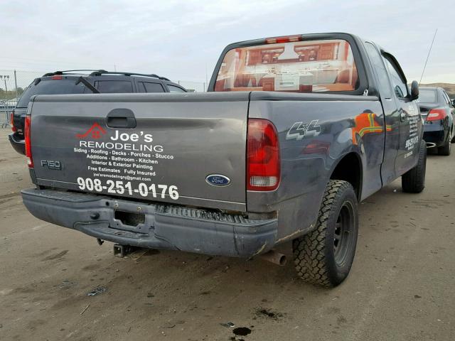 2FTRX18W14CA07829 - 2004 FORD F-150 HERI GRAY photo 4