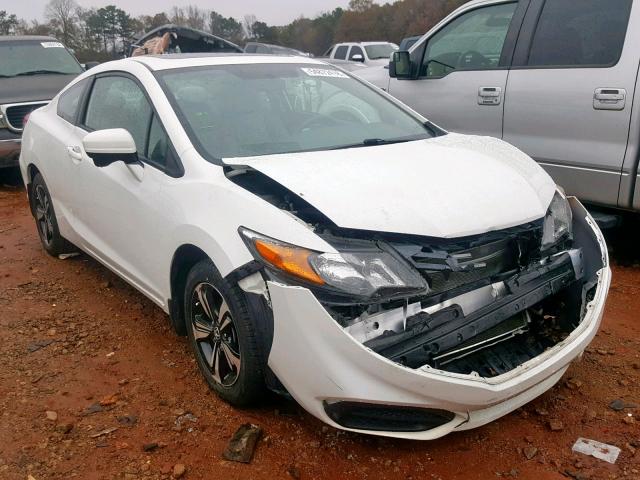 2HGFG3B86FH503063 - 2015 HONDA CIVIC EX WHITE photo 1