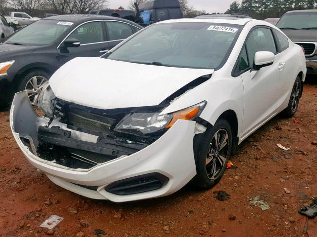 2HGFG3B86FH503063 - 2015 HONDA CIVIC EX WHITE photo 2