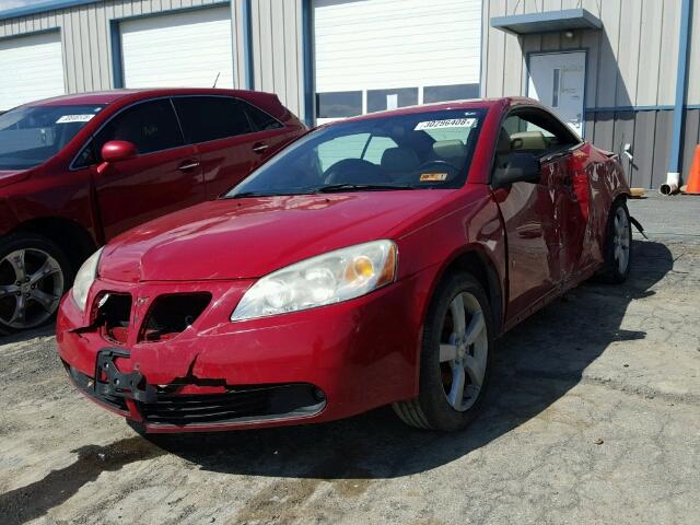 1G2ZH35N974173982 - 2007 PONTIAC G6 GT RED photo 2