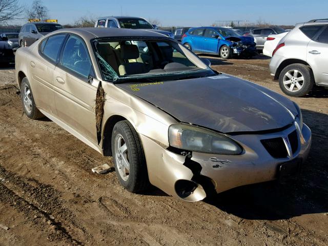2G2WP522841257407 - 2004 PONTIAC GRAND PRIX GOLD photo 1