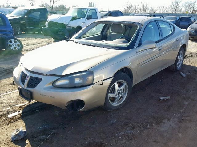 2G2WP522841257407 - 2004 PONTIAC GRAND PRIX GOLD photo 2