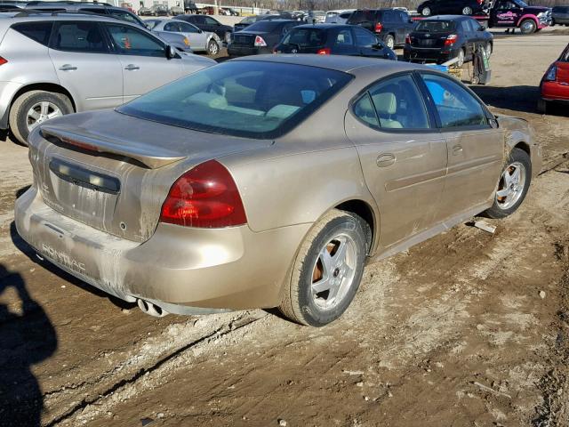 2G2WP522841257407 - 2004 PONTIAC GRAND PRIX GOLD photo 4