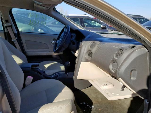 2G2WP522841257407 - 2004 PONTIAC GRAND PRIX GOLD photo 5