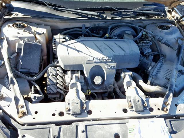 2G2WP522841257407 - 2004 PONTIAC GRAND PRIX GOLD photo 7