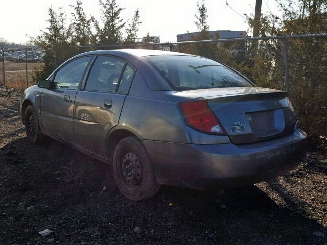 1G8AJ52F94Z161846 - 2004 SATURN ION LEVEL GRAY photo 3