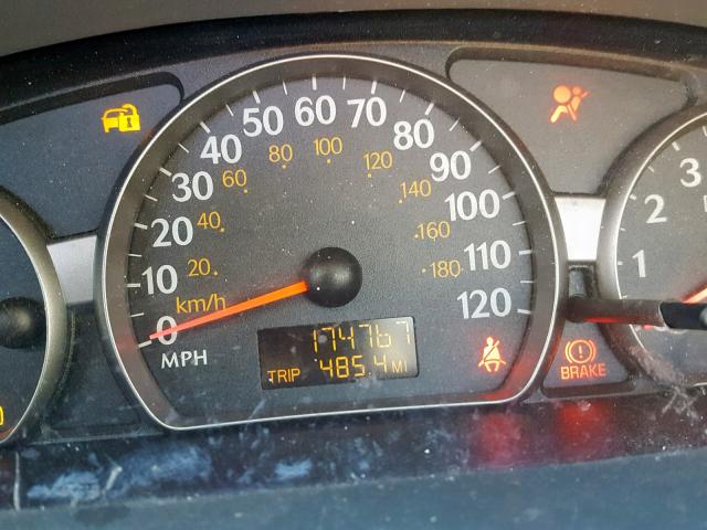 1G8AJ52F94Z161846 - 2004 SATURN ION LEVEL GRAY photo 8