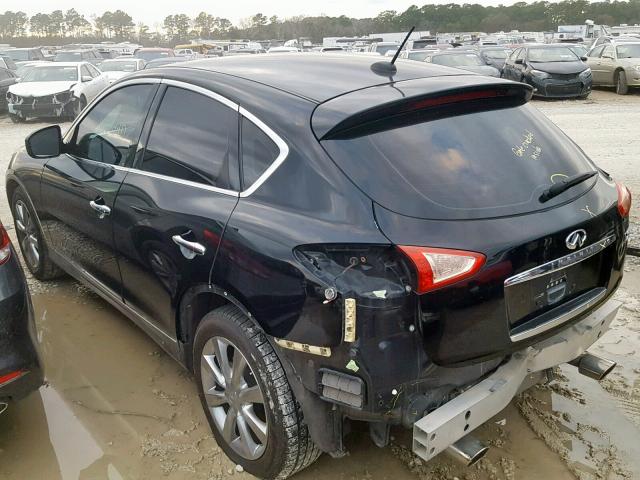JN1AJ0HP4BM801340 - 2011 INFINITI EX35 BASE BLACK photo 3