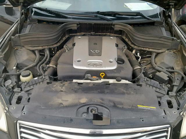 JN1AJ0HP4BM801340 - 2011 INFINITI EX35 BASE BLACK photo 7