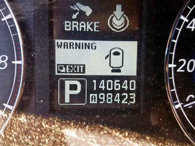 JN1AJ0HP4BM801340 - 2011 INFINITI EX35 BASE BLACK photo 8