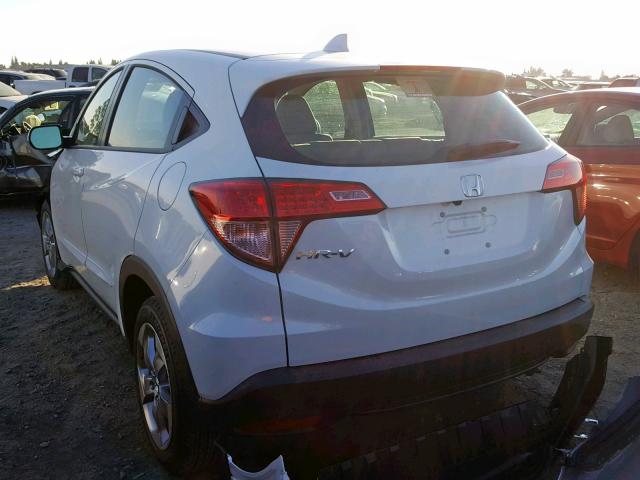 3CZRU5H35JM716912 - 2018 HONDA HR-V LX WHITE photo 3