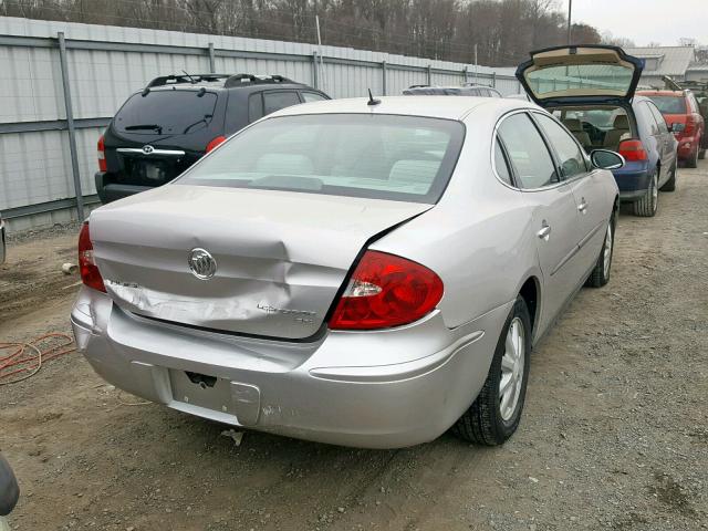 2G4WC582961217771 - 2006 BUICK LACROSSE C SILVER photo 4