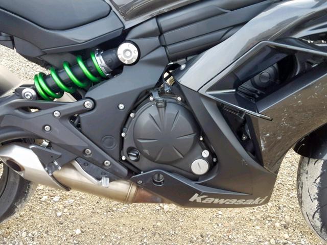 JKAEXEF11GDA26752 - 2016 KAWASAKI EX650 F BLACK photo 7