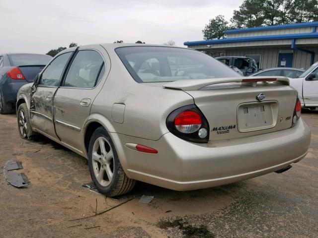 JN1CA31D51T842610 - 2001 NISSAN MAXIMA GXE WHITE photo 3