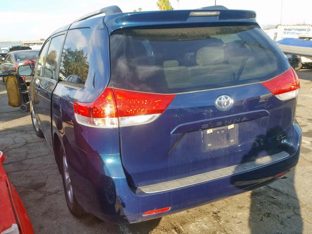 5TDKK3DC0CS214447 - 2012 TOYOTA SIENNA LE GREEN photo 3