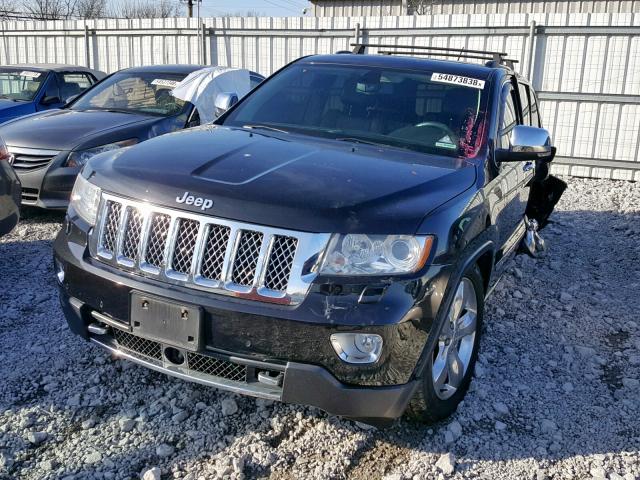 1C4RJFCT3DC568101 - 2013 JEEP GRAND CHER BLACK photo 2